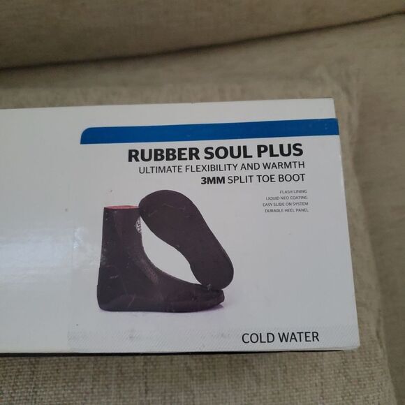 🌊 RIP CURL 🌊 NEW! Rubber Soul Plus 3MM Split Toe Surf Booties -[Size 6, Black] - Picture 4 of 15